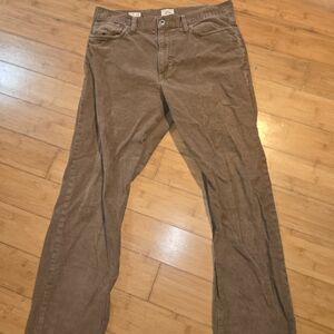 J. Crew Tan Corduroy Classic Straight Pants